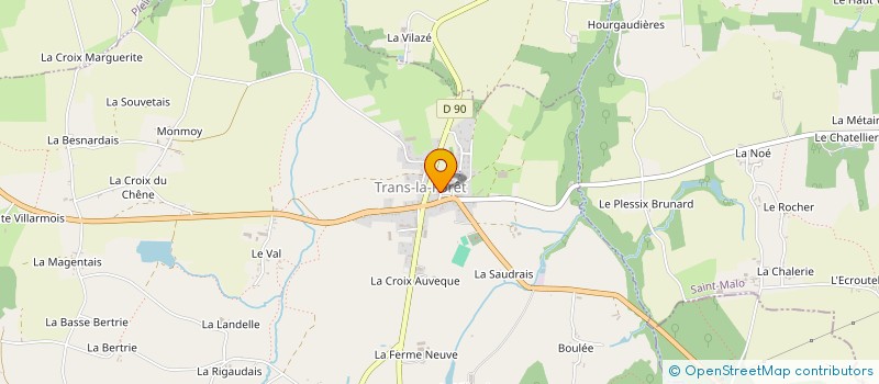 localisation de l'entreprise MONSIEUR MICHEL GOGLIN  TRANS-LA-FORET