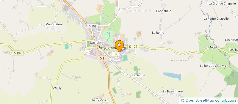 localisation de l'entreprise MONSIEUR MICHEL GOHIN  LANDIVY