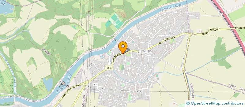 localisation de l'entreprise MONSIEUR MICHEL GOIN  JONAGE