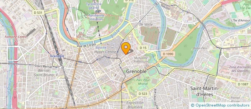 localisation de l'entreprise MONSIEUR MICHEL GOLDBERG à GRENOBLE