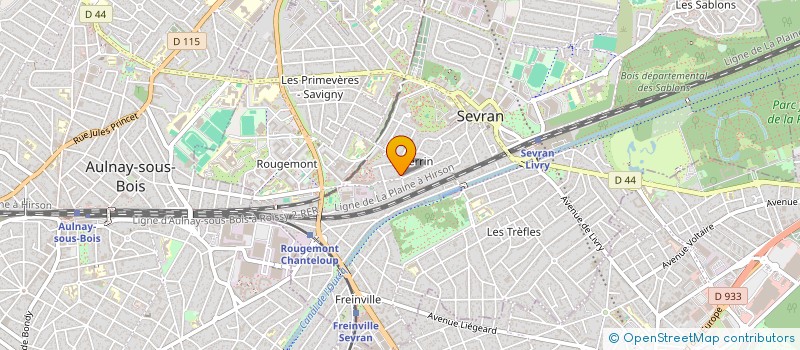 localisation de l'entreprise MONSIEUR MICHEL GOMES à SEVRAN