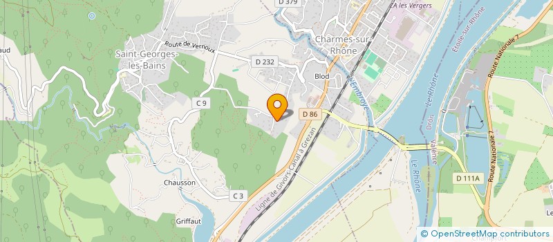 localisation de l'entreprise MONSIEUR MICHEL GOMES à BEAUCHASTEL