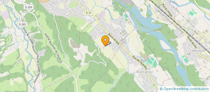 localisation de l'entreprise MONSIEUR MICHEL GOMES  UZOS