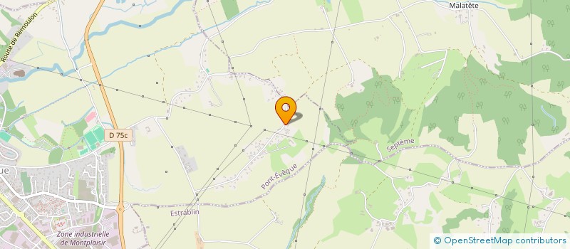 localisation de l'entreprise MONSIEUR MICHEL GONCALVES  PONT-EVEQUE