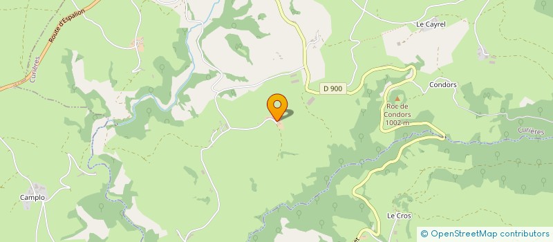 localisation de l'entreprise MONSIEUR MICHEL GONDAL  ARGENCES EN AUBRAC