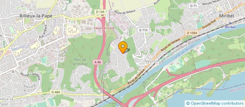 localisation de l'entreprise MONSIEUR MICHEL GONNET  NEYRON