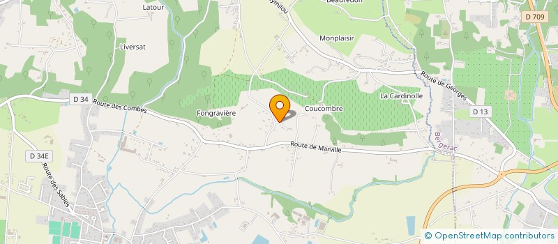 localisation de l'entreprise MONSIEUR MICHEL GONTHIER à PRIGONRIEUX