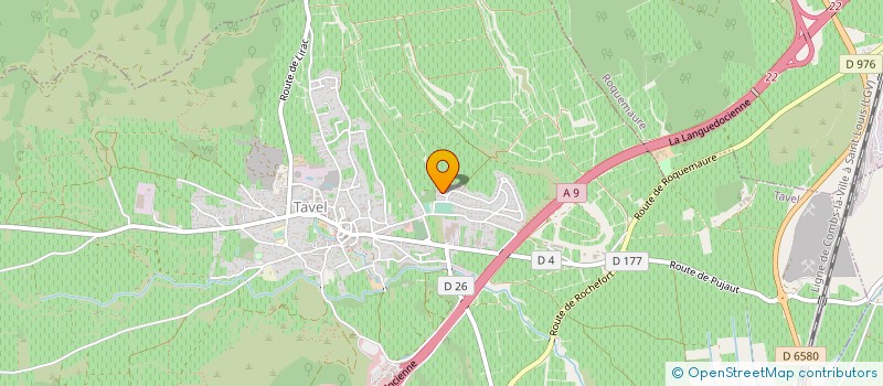 localisation de l'entreprise MONSIEUR MICHEL GONZALES  TAVEL