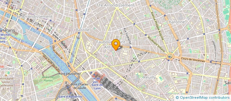 localisation de l'entreprise MONSIEUR MICHEL GONZALEZ  PARIS