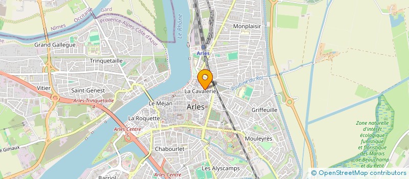 localisation de l'entreprise MONSIEUR MICHEL GORGAN  ARLES