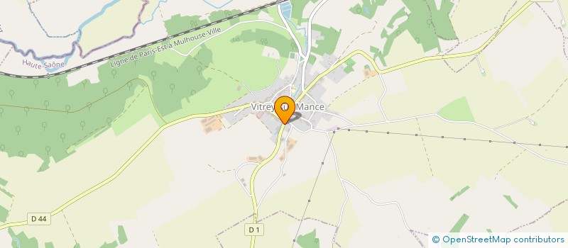 localisation de l'entreprise MONSIEUR MICHEL GORIOT  VITREY-SUR-MANCE