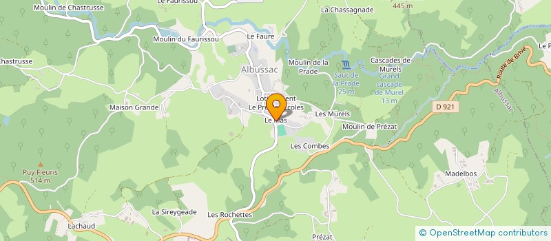 localisation de l'entreprise MONSIEUR MICHEL GORSE  ALBUSSAC