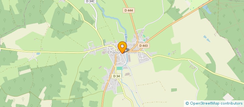 localisation de l'entreprise MONSIEUR MICHEL GOUBEAUX  CHAOURCE