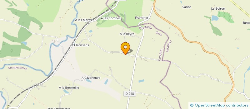 localisation de l'entreprise MONSIEUR MICHEL GOUDIN à TERRAUBE