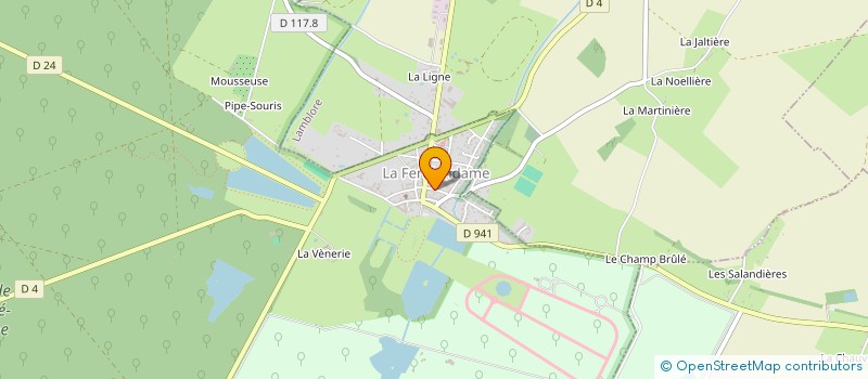localisation de l'entreprise MONSIEUR MICHEL GOUINAUD à LA FERTE-VIDAME