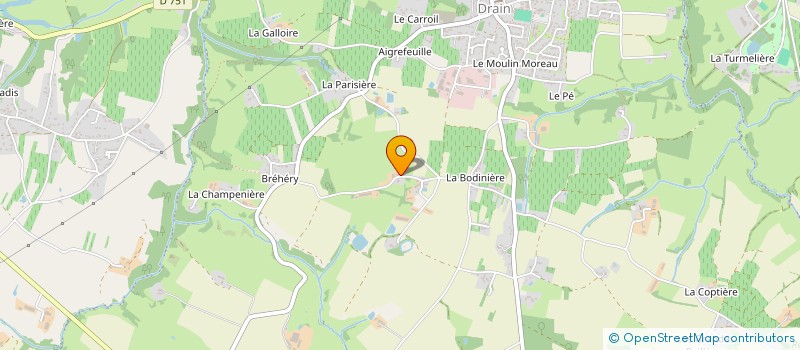 localisation de l'entreprise MONSIEUR MICHEL GOULAY  OREE-D'ANJOU