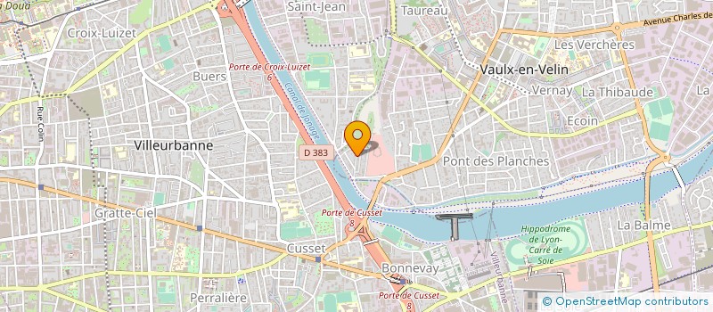 localisation de l'entreprise MONSIEUR MICHEL GOUR  VAULX-EN-VELIN