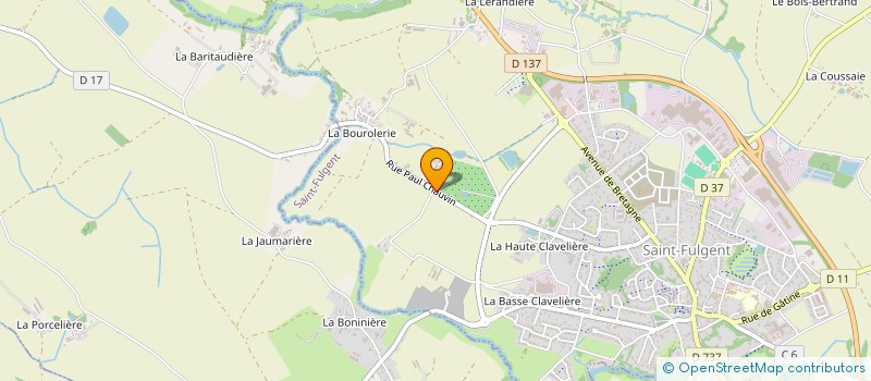 localisation de l'entreprise MONSIEUR MICHEL GOURBILIERE  SAINT-FULGENT