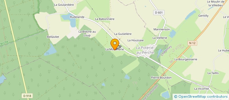 localisation de l'entreprise MONSIEUR MICHEL GOURLAY à TOUROUVRE AU PERCHE