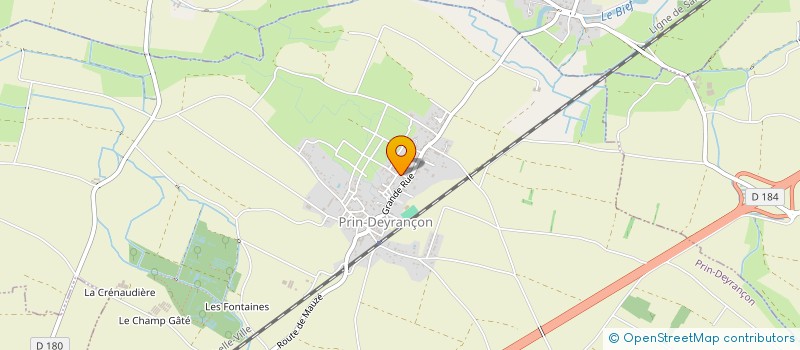 localisation de l'entreprise MONSIEUR MICHEL GOURMAUD  PRIN-DEYRANCON