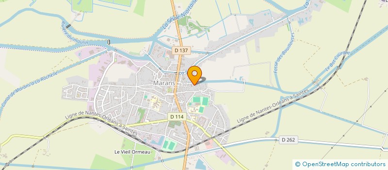 localisation de l'entreprise MONSIEUR MICHEL GOUSSEAUD  MARANS