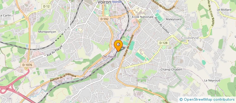 localisation de l'entreprise MONSIEUR MICHEL GOUVERNEYRE  COUBLEVIE