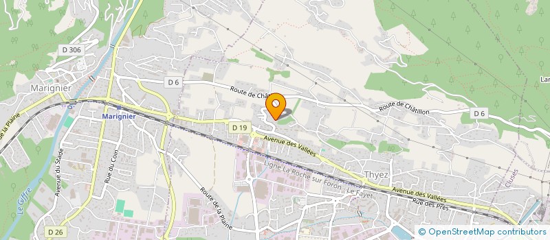 localisation de l'entreprise MONSIEUR MICHEL GOY  THYEZ