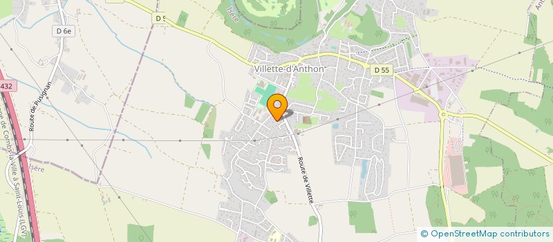 localisation de l'entreprise MONSIEUR MICHEL GOYARD  VILLETTE-D'ANTHON
