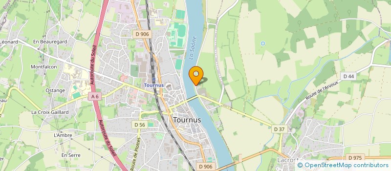 localisation de l'entreprise MONSIEUR MICHEL GRANDVAUX  TOURNUS