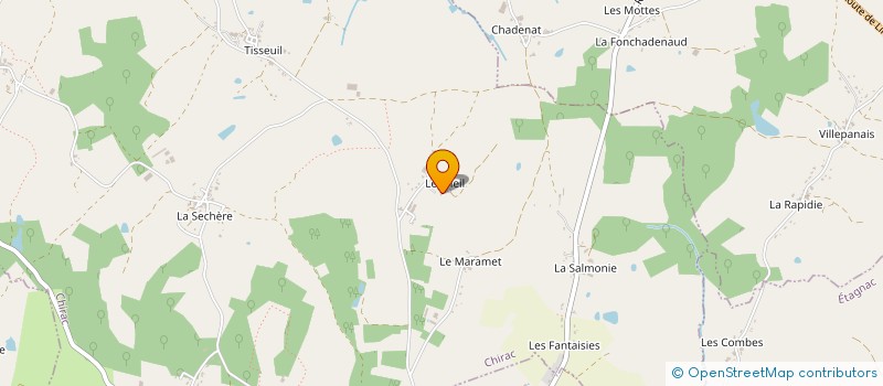 localisation de l'entreprise MONSIEUR MICHEL GRANET à CHIRAC