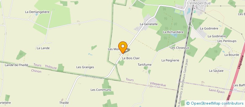 localisation de l'entreprise MONSIEUR MICHEL GRANGER  VILLEPERDUE