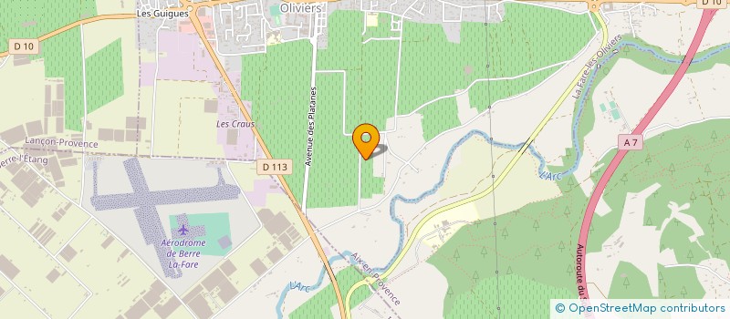 localisation de l'entreprise MONSIEUR MICHEL GRANIER  LA FARE-LES-OLIVIERS