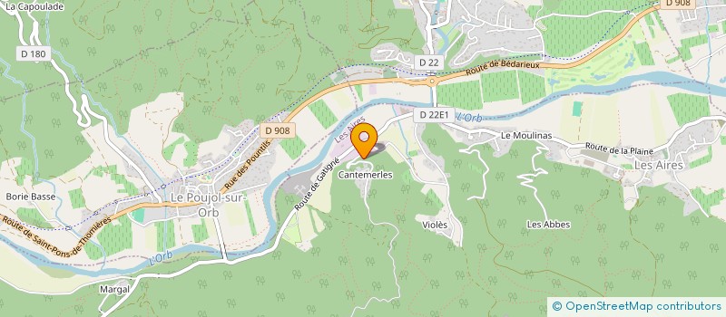 localisation de l'entreprise MONSIEUR MICHEL GRANIER  LES AIRES