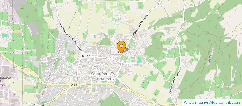 localisation de l'entreprise MONSIEUR MICHEL GRASSET  SAINT-PAUL-TROIS-CHATEAUX