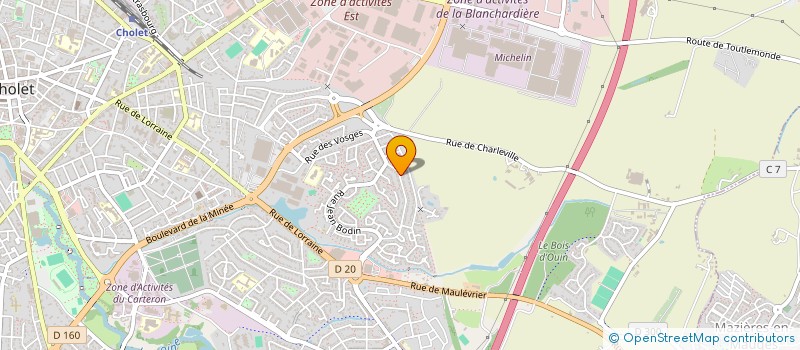 localisation de l'entreprise MONSIEUR MICHEL GRASTEAU à CHOLET
