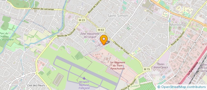 localisation de l'entreprise MONSIEUR MICHEL GRATACAP à TOULOUSE