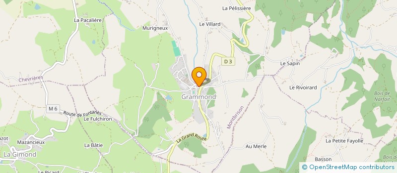 localisation de l'entreprise MONSIEUR MICHEL GRATALOUP  GRAMMOND