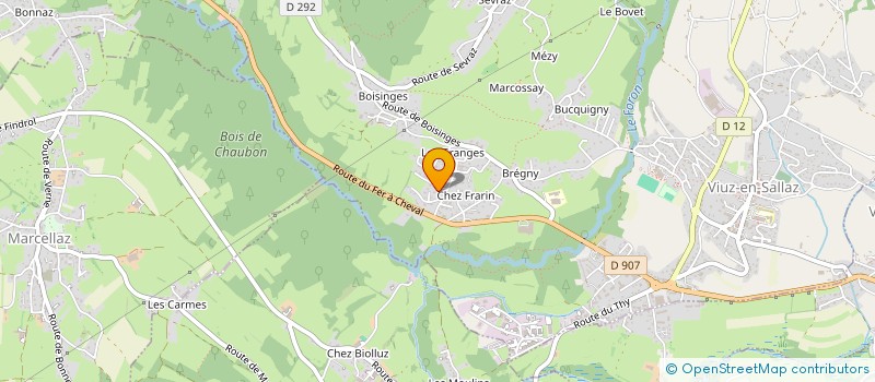 localisation de l'entreprise MONSIEUR MICHEL GRAUX  VIUZ-EN-SALLAZ