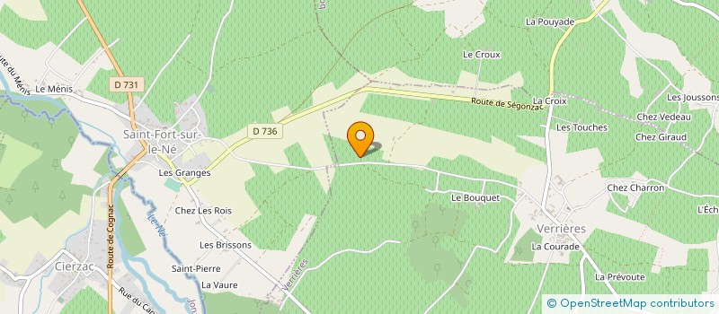localisation de l'entreprise MONSIEUR MICHEL GRAVAUD à VERRIERES