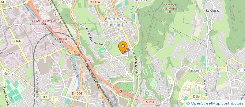 localisation de l'entreprise MONSIEUR MICHEL GRAVINA  CHAMBERY