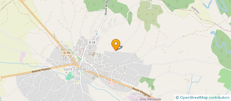 localisation de l'entreprise MONSIEUR MICHEL GREGOIRE  SAINT-CANNAT