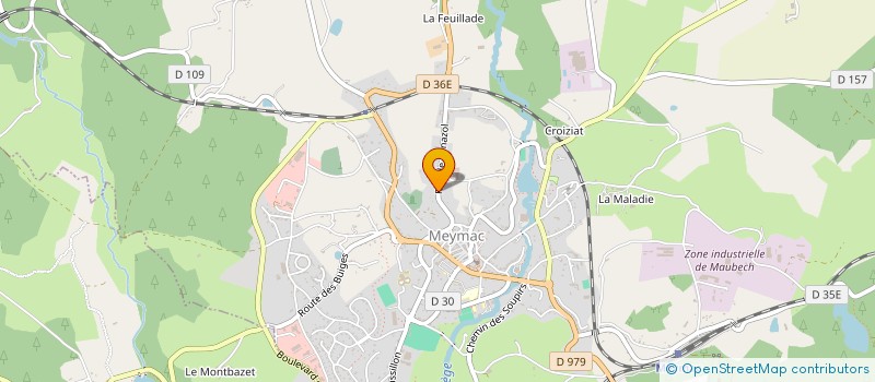 localisation de l'entreprise MONSIEUR MICHEL GRENIER à MEYMAC