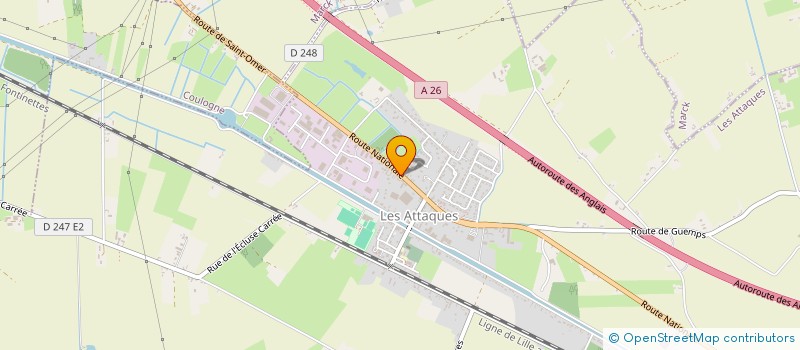 localisation de l'entreprise MONSIEUR MICHEL GRENIER  LES ATTAQUES