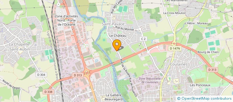 localisation de l'entreprise MONSIEUR MICHEL GREORY à SAINT-PAVACE