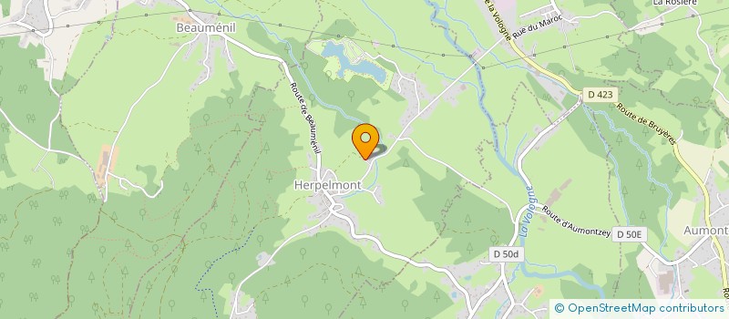 localisation de l'entreprise MONSIEUR MICHEL GREVISSE  HERPELMONT