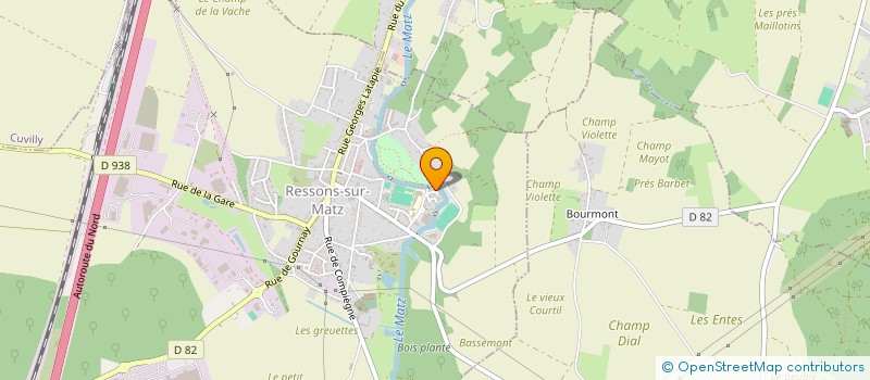 localisation de l'entreprise MONSIEUR MICHEL GRIFFON  RESSONS-SUR-MATZ