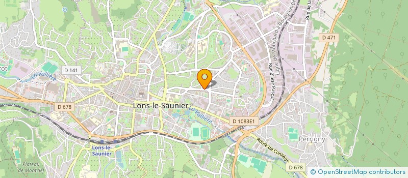 localisation de l'entreprise MONSIEUR MICHEL GRIGI  LONS-LE-SAUNIER