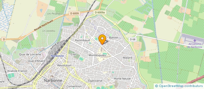 localisation de l'entreprise MONSIEUR MICHEL GRIGOLO à NARBONNE