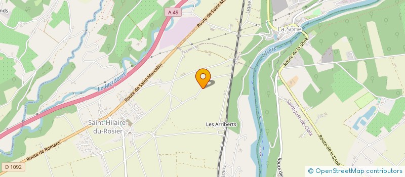 localisation de l'entreprise MONSIEUR MICHEL GRILLERE  SAINT-HILAIRE-DU-ROSIER