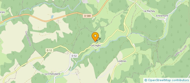 localisation de l'entreprise MONSIEUR MICHEL GRIMAULT  SAINT-JUST-PRES-BRIOUDE